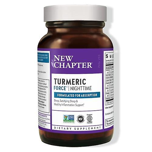 New Chapter Turmeric Force Nighttime, 60 Veg Caps (Pack of 1) on Productcaster.