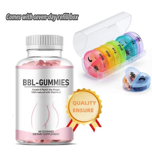 Women's Butt Lift Gummies Hot Selling Wholesale Breast Enlargement Gummies levereras med sju dagars påfyllningslåda 1PC on Productcaster.