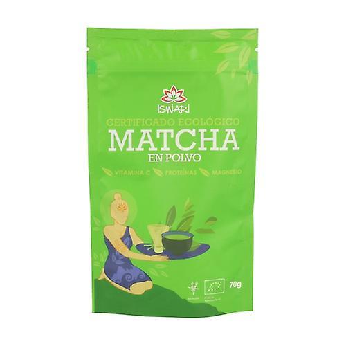 Iswari Matcha Powder Superfood Bio 70 g of powder on Productcaster.