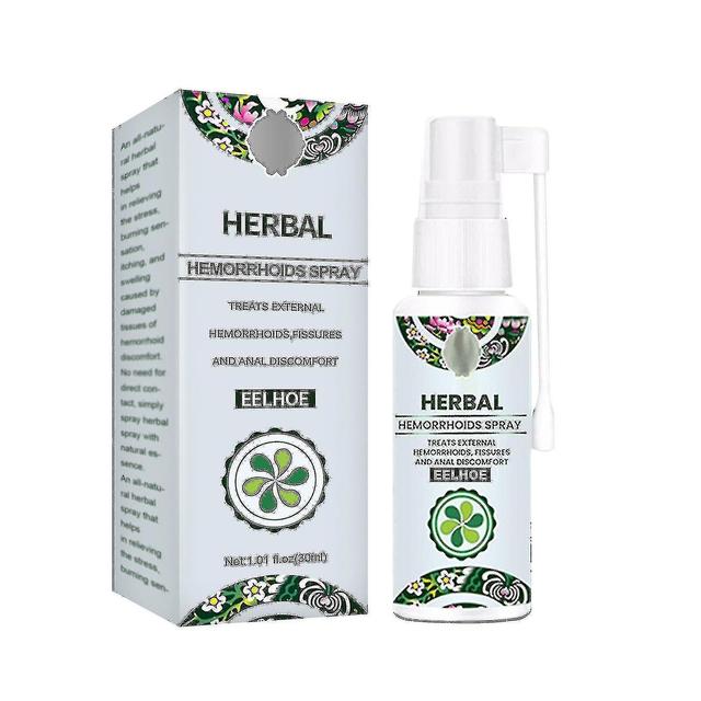 Powerful 30ml Hemorrhoids Treatment Spray - Natural Herbal Formula yellow on Productcaster.