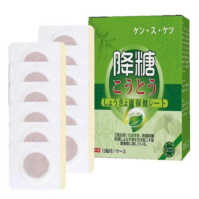 Diabetes Patch Stabilizes Blood Sugar Level Sticker Chinese Natural Herbal Lower Blood Glucose Diabetics Herbal Plaster on Productcaster.