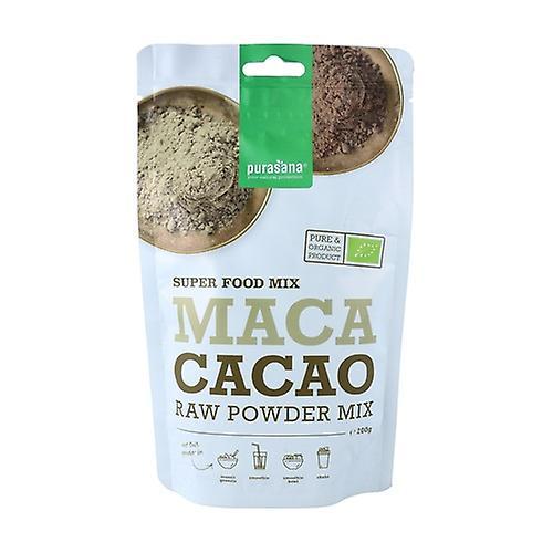 Purasana Organic maca and cocoa powder 200 g of powder on Productcaster.