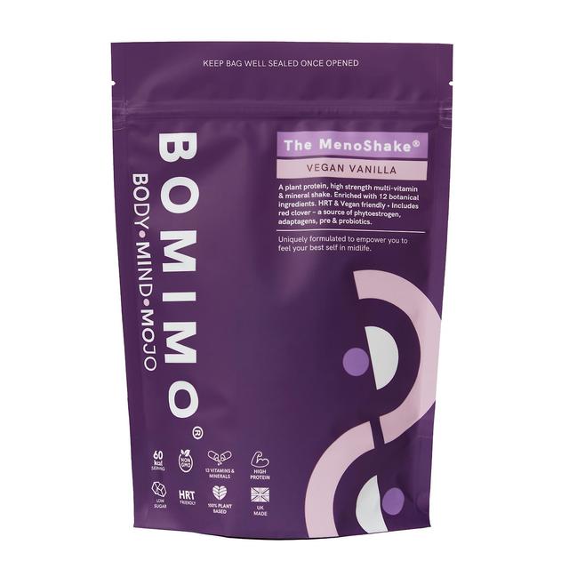 Bomimo the menoshake vegan vanilla 400g on Productcaster.