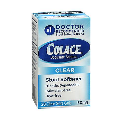 Colace Clear Stool Softener Soft Gels, 28 Caps (Pack of 3) on Productcaster.