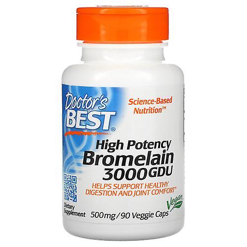 Doctor's Best Ärzte Best Bromelain 3000 GDU, 90 vegetarische Kapseln (6er Pack) on Productcaster.