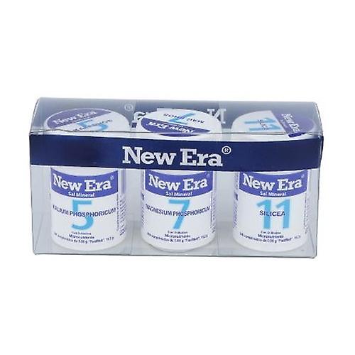 New Era Schussler trio relax salts 5+7+11 3 units of 240 tablets on Productcaster.