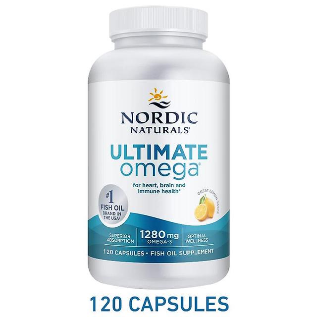 Vorallme Omega Softgels - Concentrated Omega 3 Fish Oil Supplement Enriched With Dha & Epa - Non-fish Lemony 120 Capsules on Productcaster.