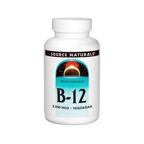 Source Naturals Vitamin B-12,2000 mcg ,100 Tabs (Pack of 3) on Productcaster.