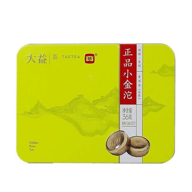 Taetea Merk Dayi Zheng Pin Xiao Jin Tuo Golden Pu'er Tuo 36g Raw Puer Tuocha on Productcaster.