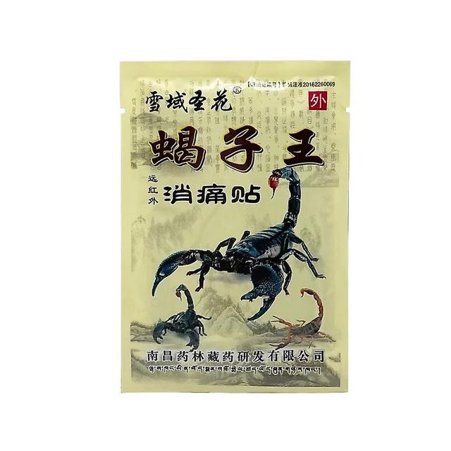 Huamade 120Pcs Neck Pain Relief Patch Scorpion Venom Extract Chinese Medical Plaster Rheumatoid Joint Inflammation Relieving Sticker A 120pcs(15 bags) on Productcaster.