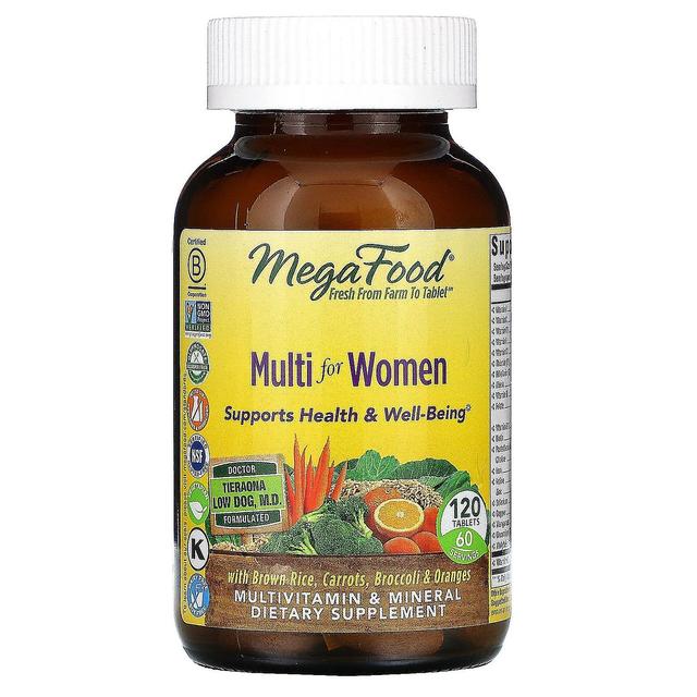 MegaFood, Multi for Women, 120 Tablets on Productcaster.