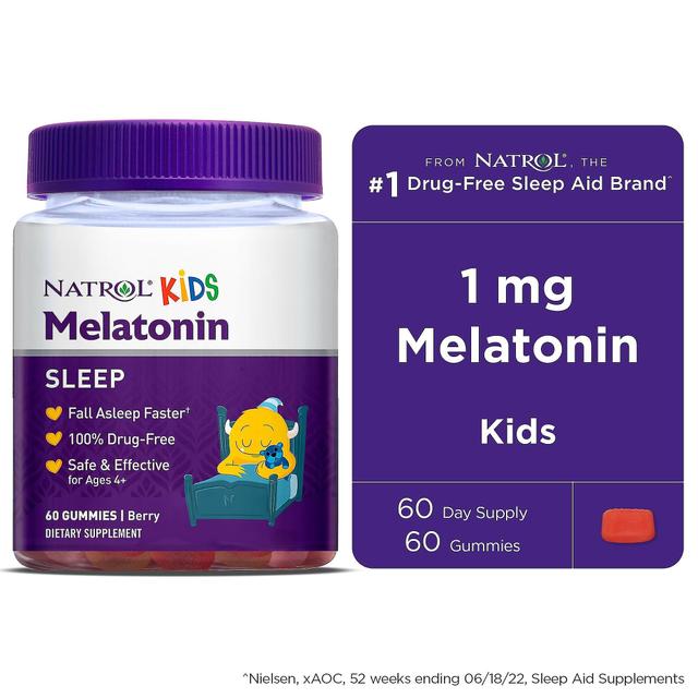 Natrol kids melatonin gummies, berry, 60 ea on Productcaster.