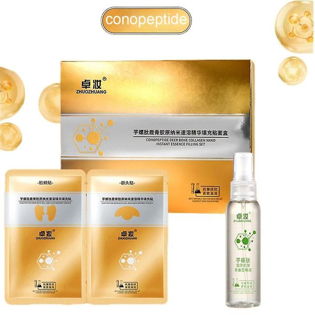 Japonês Espiral Peptídeo Cervo Osso Colágeno Essence Kit Conjunto de Essência Espiropeptídeo cor01 on Productcaster.