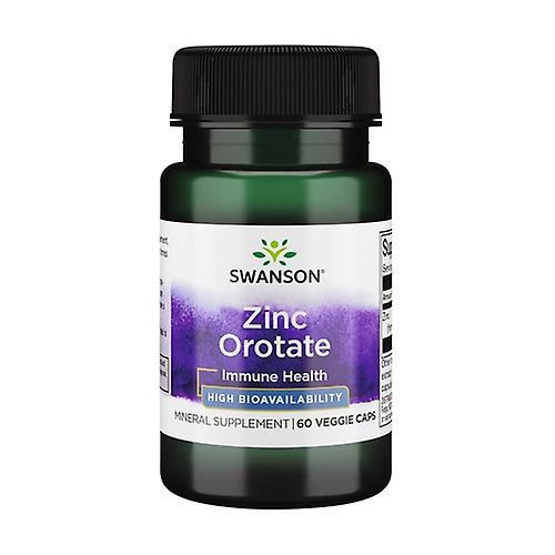 Swanson Ultra Zinc Orotate 60 vegetable capsules on Productcaster.