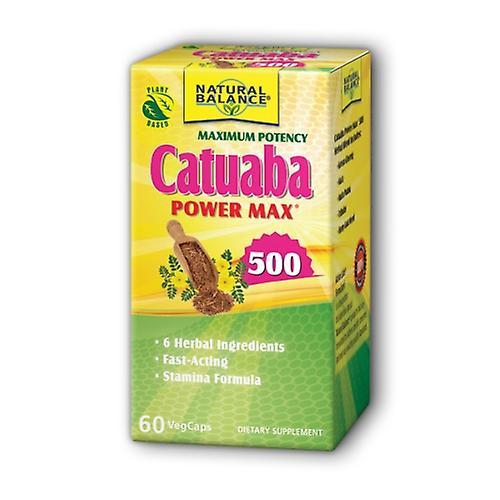 Natural Balance (anteriormente conocido como Trimedica) Catuaba Power Max,500 mg,60 Caps (Pack of 4) on Productcaster.