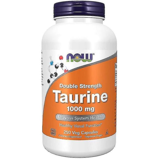 Sunny Now Foods Taurine 1000mg Double Strength Capsules 250 on Productcaster.