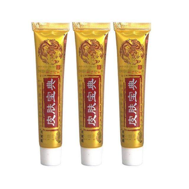 3pcs Chinese Herbal Skin Care Cream Treatment Skin Problems Skin Ointment Heatlh Care [XH] on Productcaster.