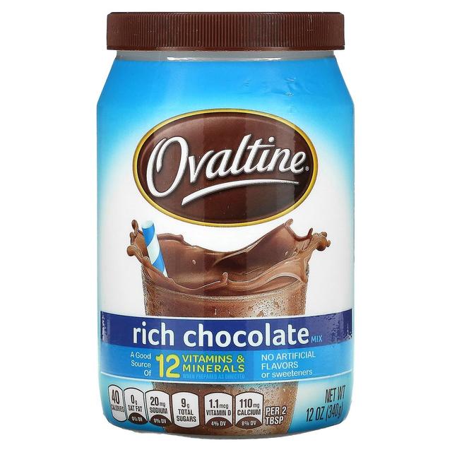 Ovaltine, täyteläinen suklaasekoitus, 12 oz (340 g) on Productcaster.