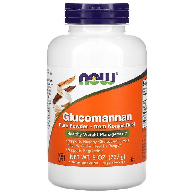 NOW Foods NU Fødevarer, Glucomannan, Rent pulver, 8 oz (227 g) on Productcaster.