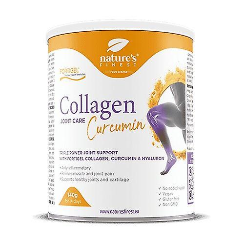 Natures Finest Collagen joint care curcumin, hyaluron & vitamin C 140 g of powder (Orange) on Productcaster.