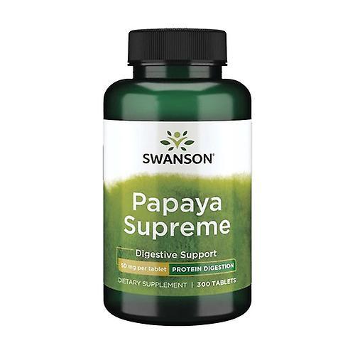 Swanson Papaya Supreme 300 tabliet po 50 mg on Productcaster.