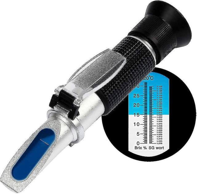 Beer Wort Refractometer,brix/specific With Atc(specific 1,000-1,120 And Brix 0-32%) () #yogu on Productcaster.