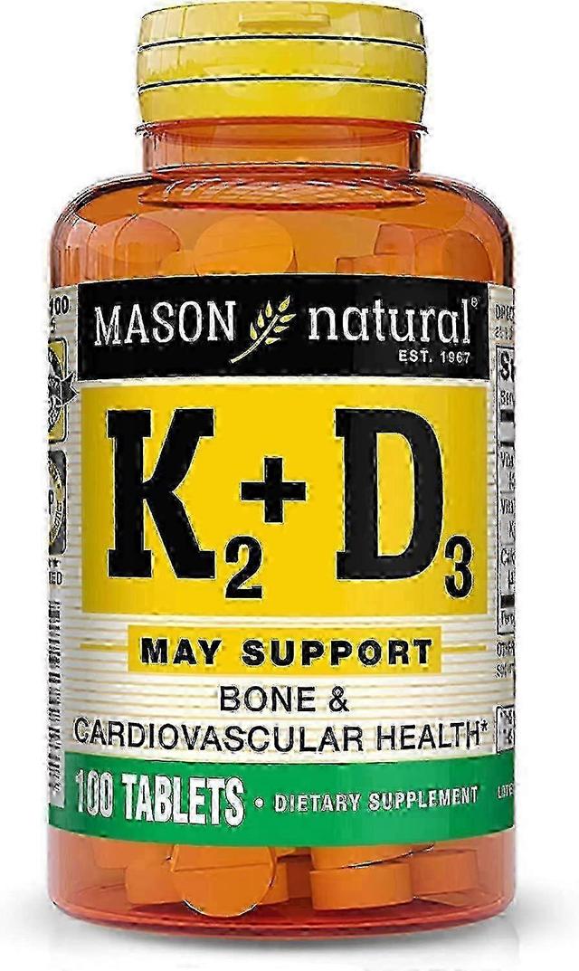 Mason Natural Mason, natürliche K2 plus d3, 100 Mcg, Tabletten, 100 Stück on Productcaster.