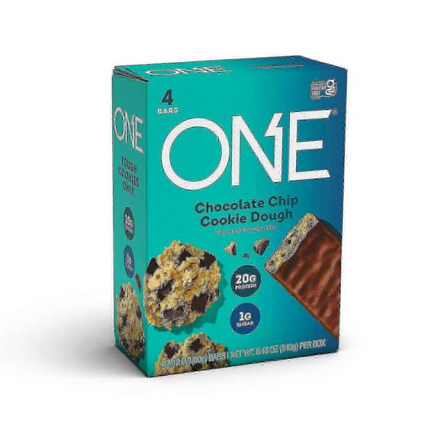 Onebar Uma barra de proteína, massa de biscoito de chocolate, 4 ea on Productcaster.