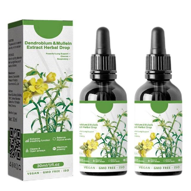 Szasdz Clearbreath Dendrobium Mullein -uute Tehokas keuhkojen tuki Puhdista hengityselimet, Herbal Lung Health Essence, Dendrobium Mullein Extract ... on Productcaster.