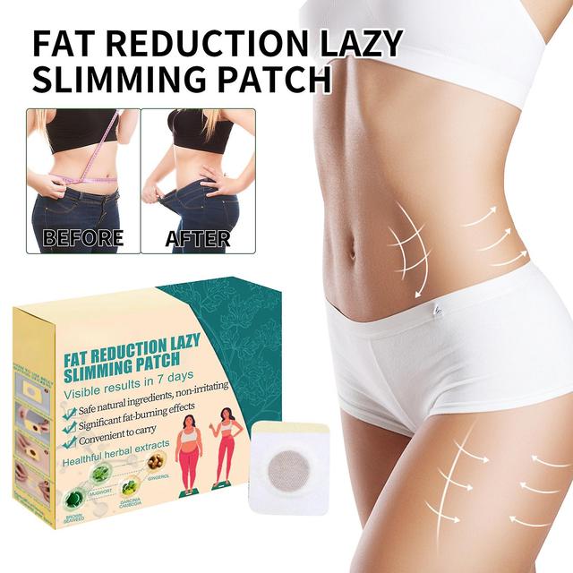 Frusde Riduzione del grasso Lazy Slimming Patch, Patch Pancia con estratti vegetali naturali, Ombelico Sticker Perdita di peso 20pcs on Productcaster.