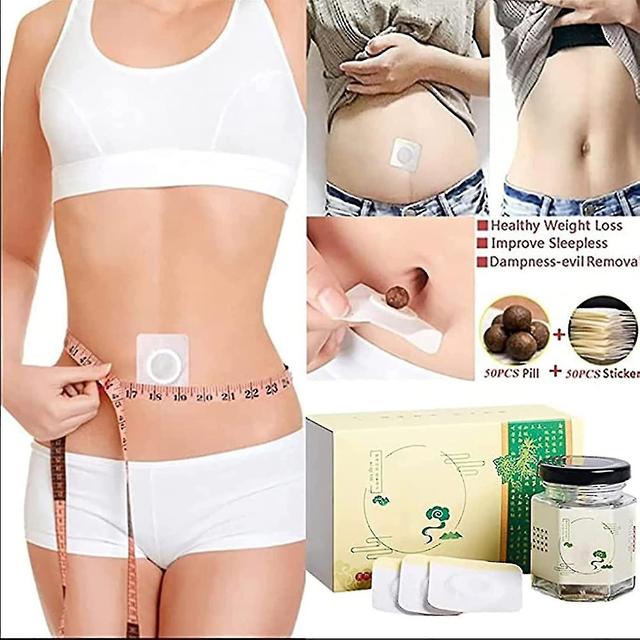 2023 30/60/90 stuks Gezonde Detox Afslankpillen Artemisia Navel Patch Perfect Detox Afslanken Patch Nat 60PCS on Productcaster.