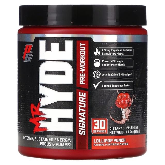 ProSupps, Mr. Hyde, Signature Pre Workout. Lollipop Punch, 7.6 oz (216 g) on Productcaster.