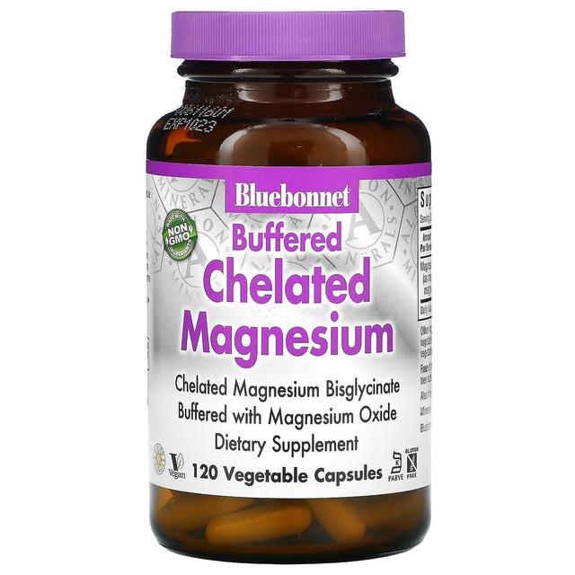 Bluebonnet Nutrition, gepuffertes chelatiertes Magnesium, 120 pflanzliche Kapseln on Productcaster.