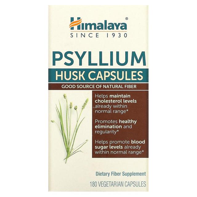 Himalaya, Psyllium Husk Capsules, 180 Vegetarian Capsules on Productcaster.