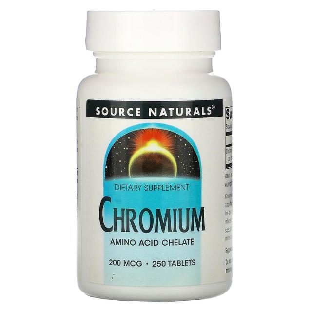 Source Naturals, Chroom, 200 mcg, 250 Tabletten on Productcaster.