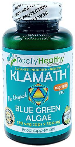 The really healthy company klamath blue green algae 500mg 130's on Productcaster.