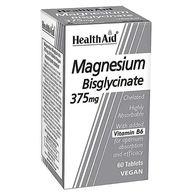 Health Aid HealthAid Magnesium Bisglycinate 375mg Tablets 60 on Productcaster.