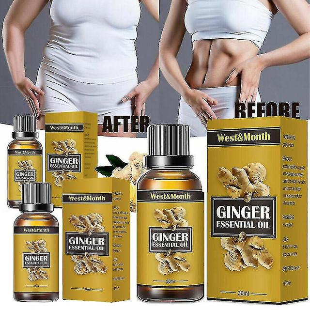 Linfa Disintossicazione Olio di zenzero Belly Drainage Ginger Drenaggio linfatico Massaggio dimagrante Ginger Essence Oil 1PC (in modo inciso 30ml on Productcaster.