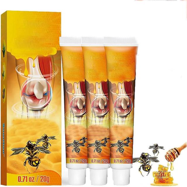 3PCS Beevenom New Zealand Bee Venom Professional Gel,Bee Venom Cream New Zealand,Propolis Professional Gel Joint Cream of Neck,Knee,Shoulder,Waist,Leg on Productcaster.