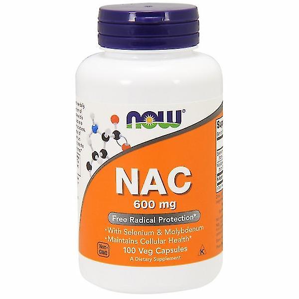 Now Foods Nac-acetylcysteín (NAC), 600 mg, 100 Caps (balenie po 1) on Productcaster.