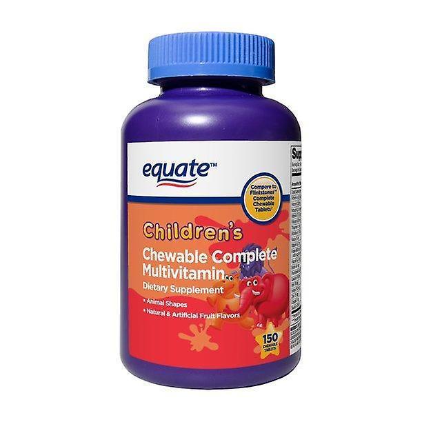 Equate children's chewable complete multivitamin tablets, 150 count on Productcaster.