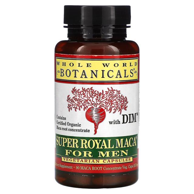 Whole World Botanicals, Super Royal Maca Para Homens, 500 mg, 90 Cápsulas Vegetarianas on Productcaster.