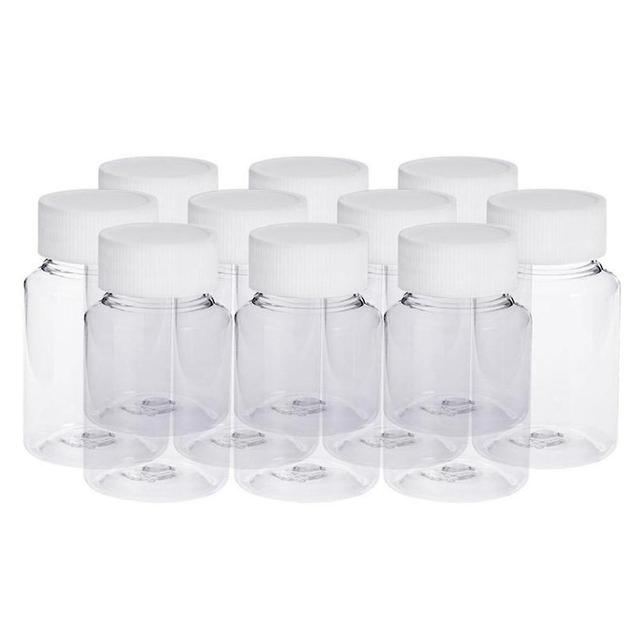 2 x 10Pcs 15ml Empty Pill Sample Medicine Solid Powder Case Bottle Storage Container on Productcaster.