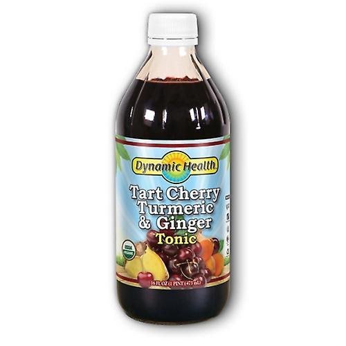 Dynamic Health Laboratories Organic Tart Cherry Turmeric-Ginger, 16 Oz (Pack of 4) on Productcaster.