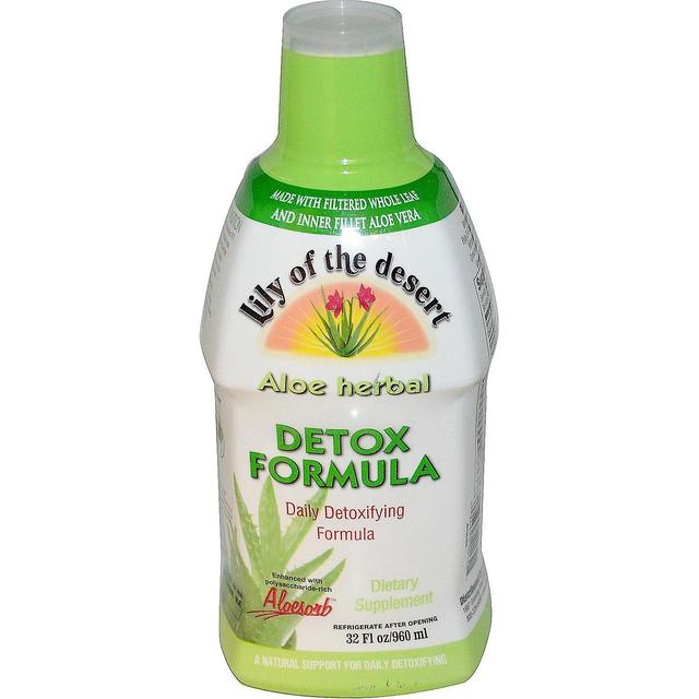 Lily of the Desert, Aloe Herbal, Detox Formula, 32 fl oz (960 ml) on Productcaster.