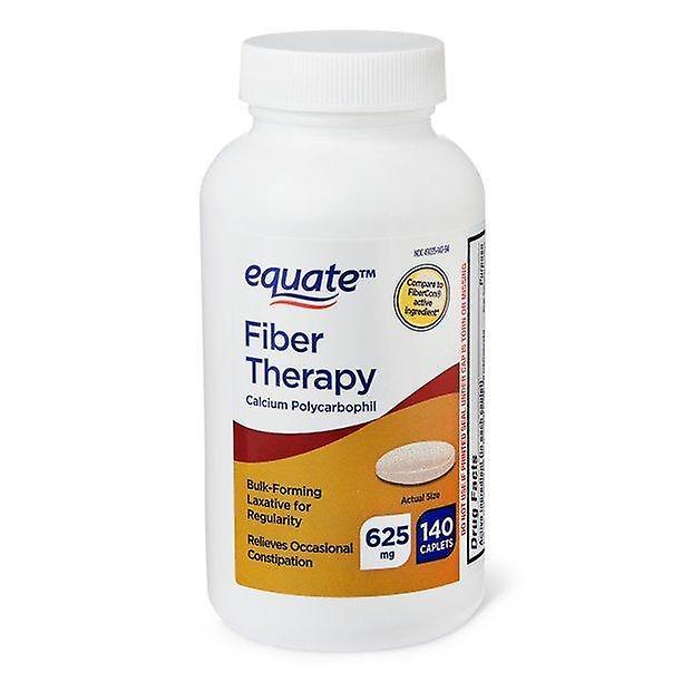 Equate Equiparar as caplets de policarbofilia de cálcio da terapia de fibras, 625 mgs, 140 de contagem on Productcaster.