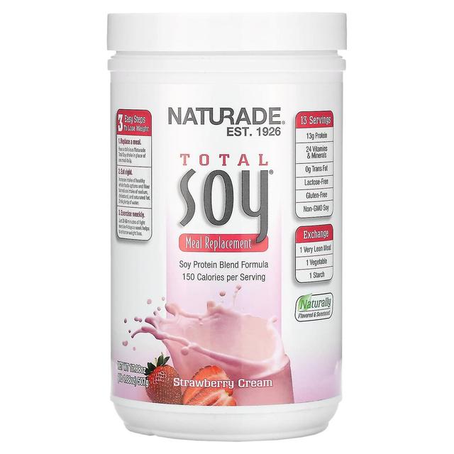 Naturade, Total Soy, Zamiennik mączki, Krem truskawkowy, 17.88 oz (507 g) on Productcaster.