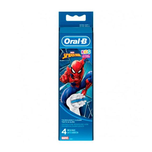 Oral-b replacement toothbrush for kids spiderman 4u on Productcaster.