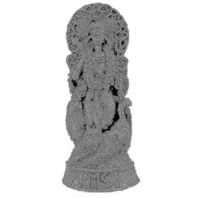 Statua Dei Intaglio Altare Asatru Dio Goddes Scultura Pantheon scandinavo-a on Productcaster.